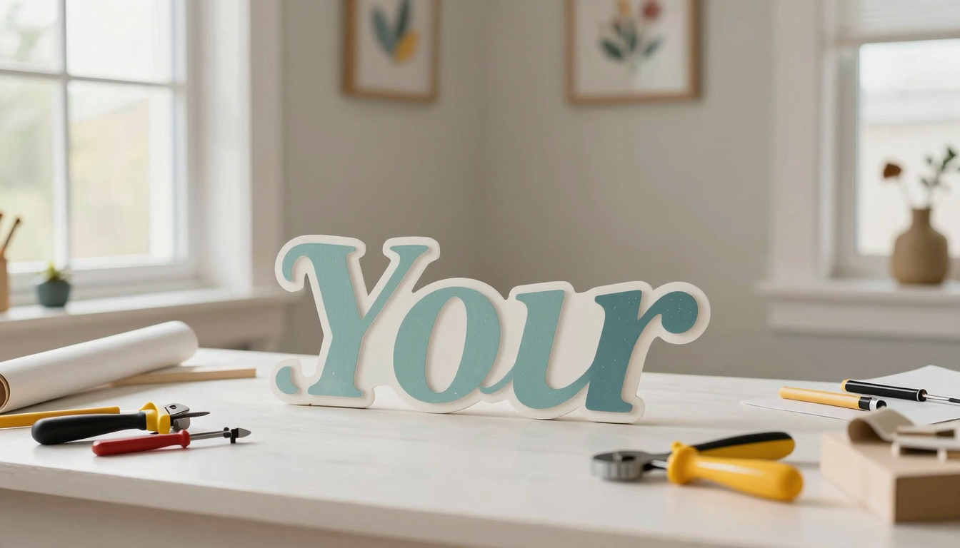 How to Make Personalized Name Signs for Your Kids’ Rooms (That They’ll Actually Love) - How to Make Personalized Name Signs f