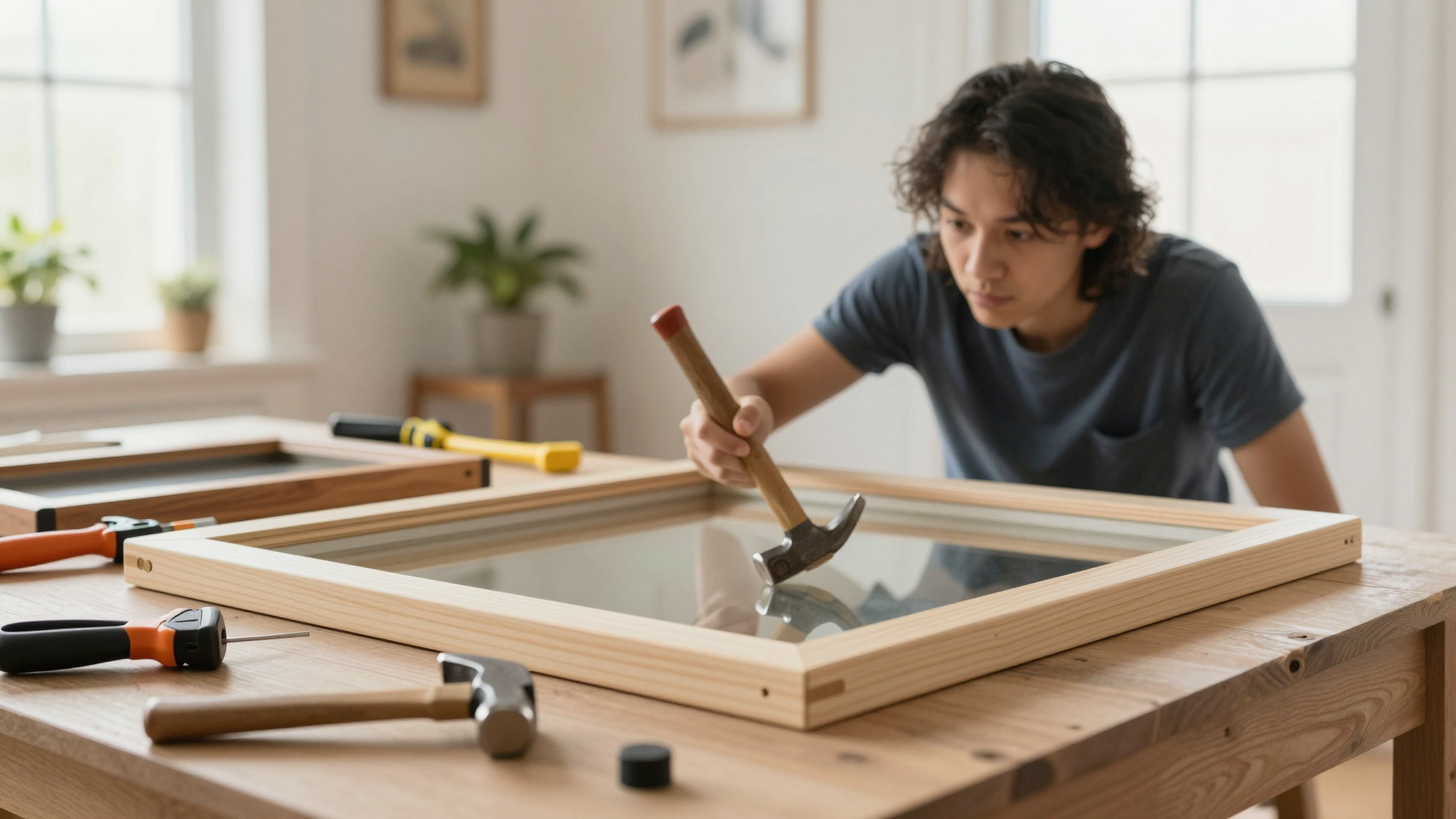 Building the Frames (Where I Learned Patience) - How to Build a Simple, Stylish Mudroom Bench