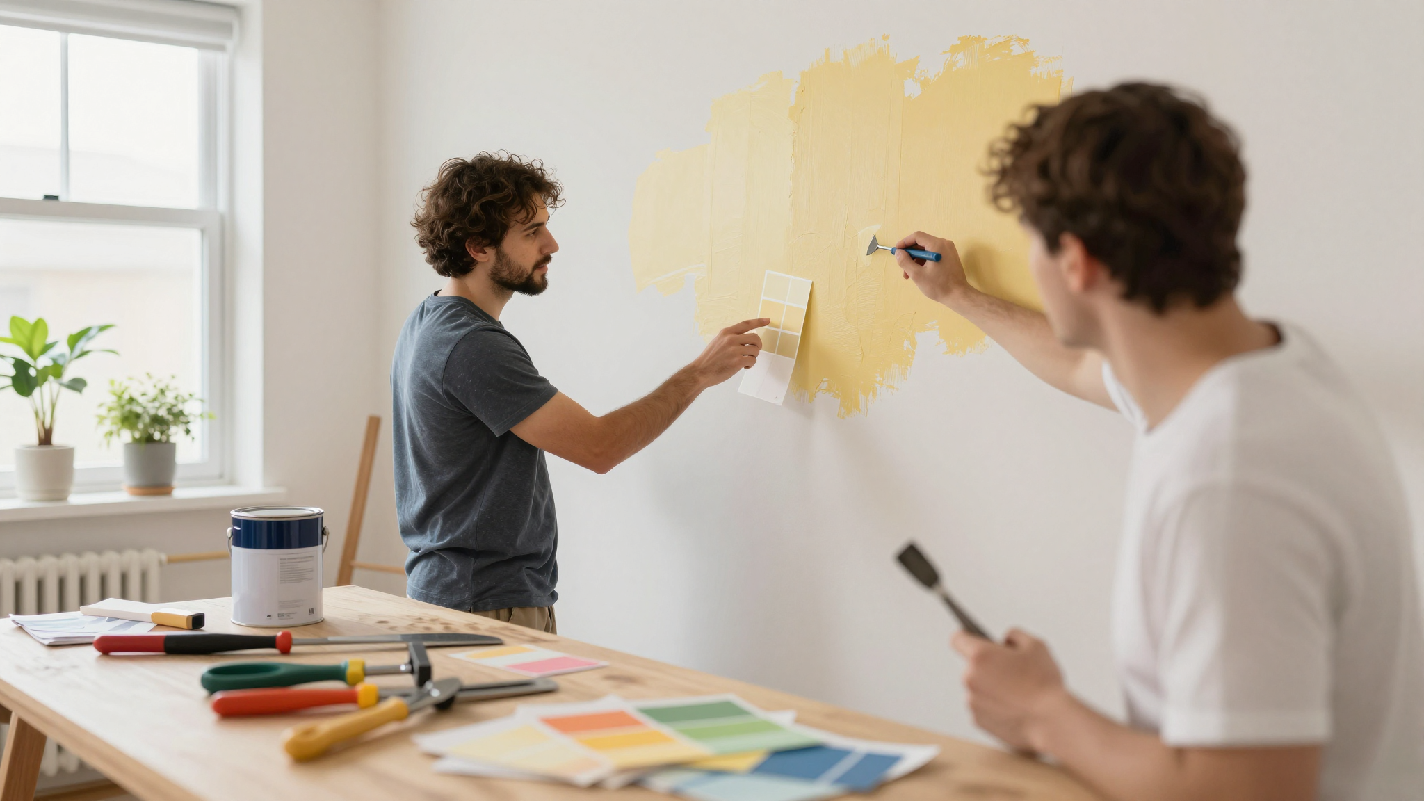 Painting the Lockers (And Why I Chose Iron Ore) - How to Build a Simple, Stylish Mudroom Bench