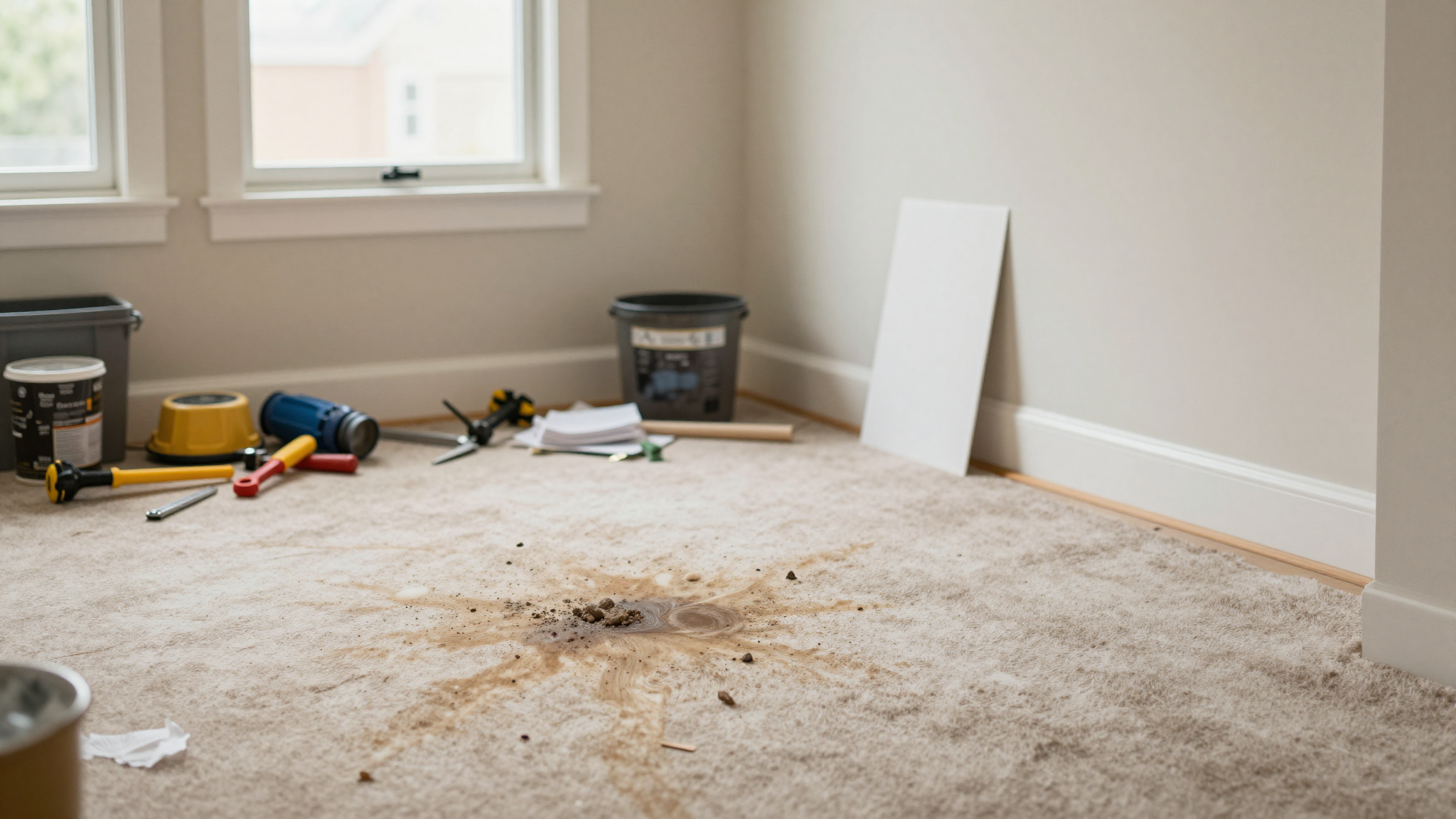 Prepping the Room (Or: Why I Regret Not Taking Photos First) - Transforming a Spare Room into a Playroom: DIY Edition