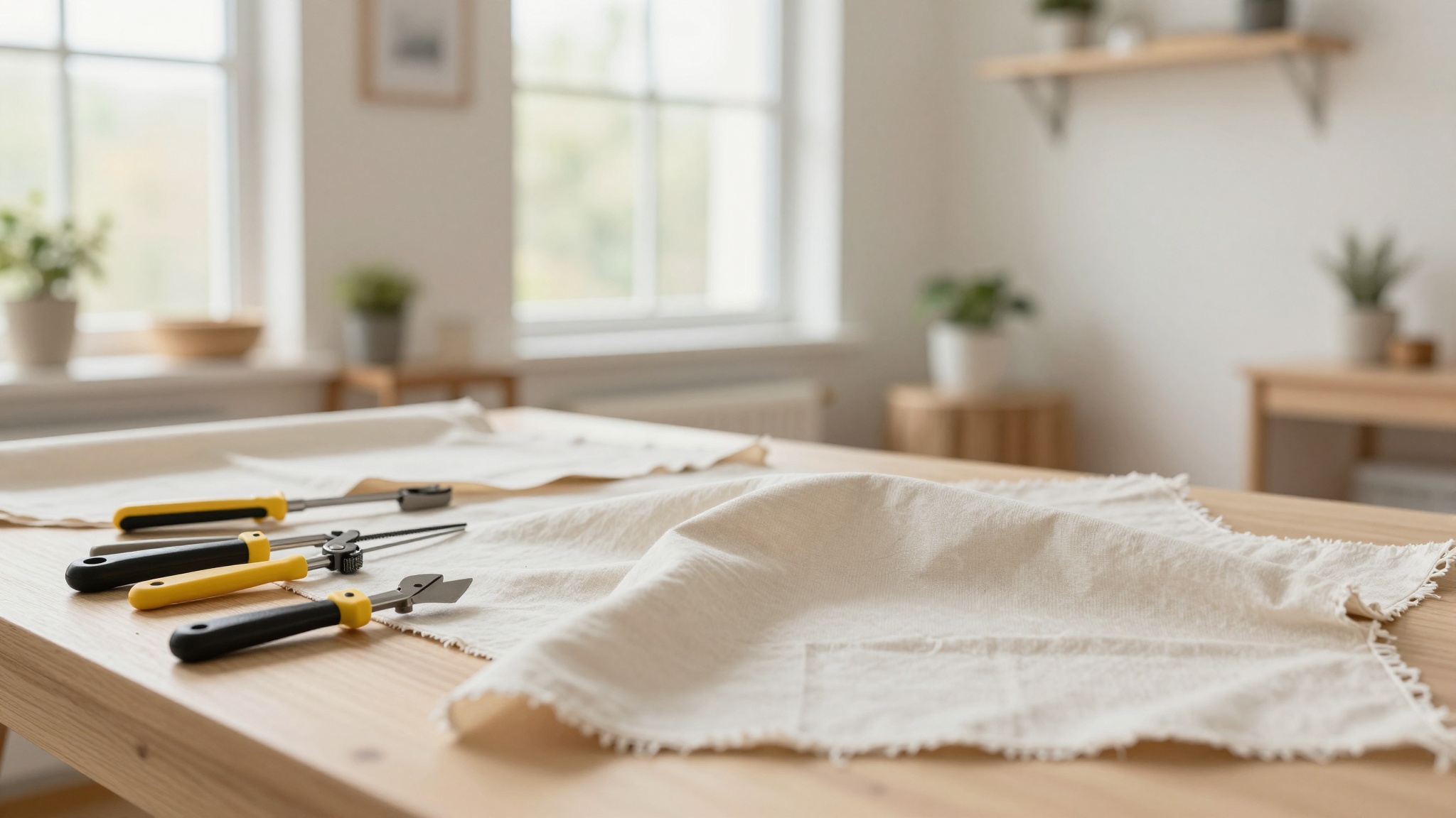 Tips and Tricks from My No-Sew Journey - No-Sew Fabric Projects for Home Decor