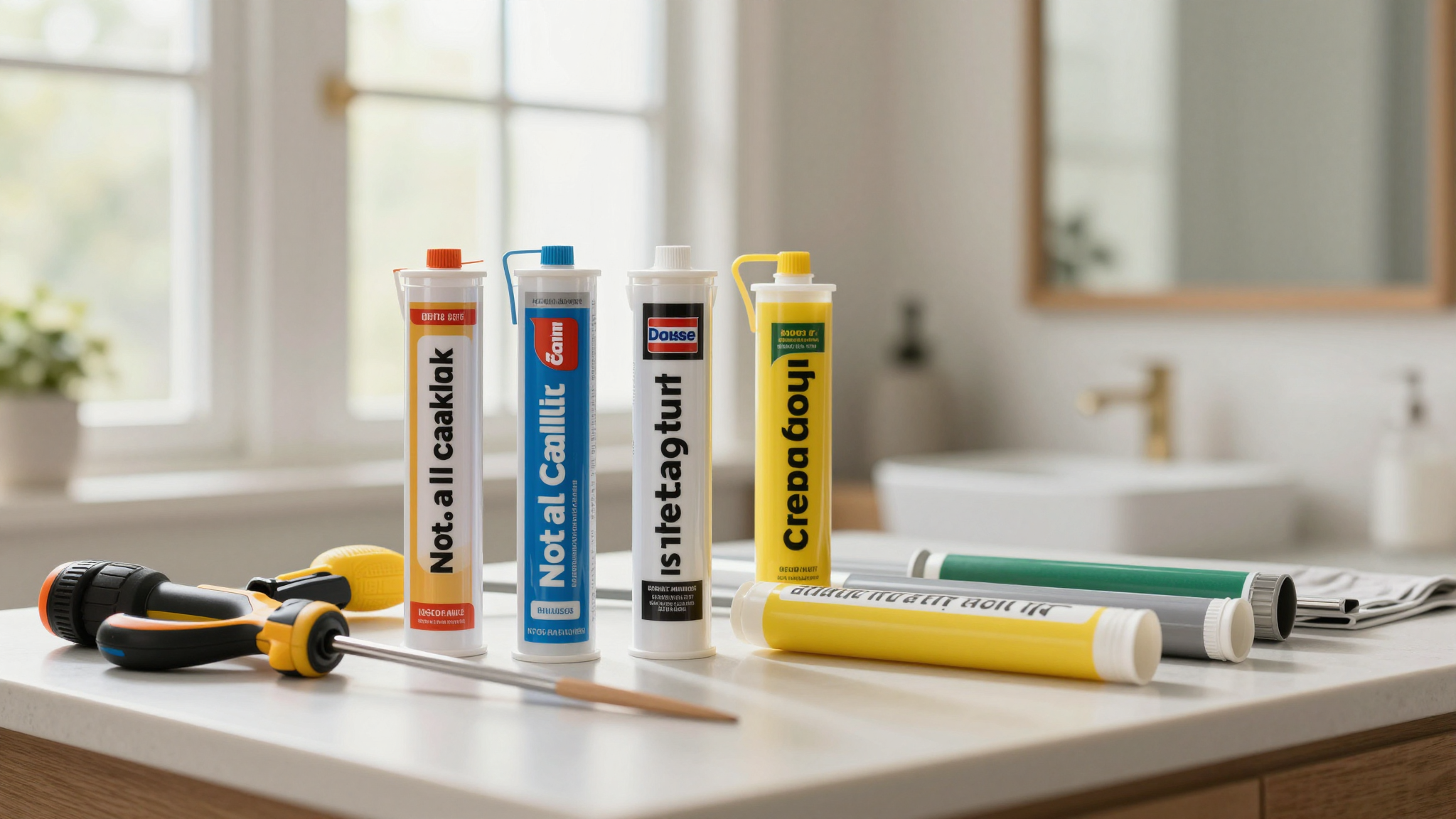 Choose the Right Product to Caulk Bathroom Surfaces - Re-Caulking Your Bathtub: A Weekend Fix for Water Damage