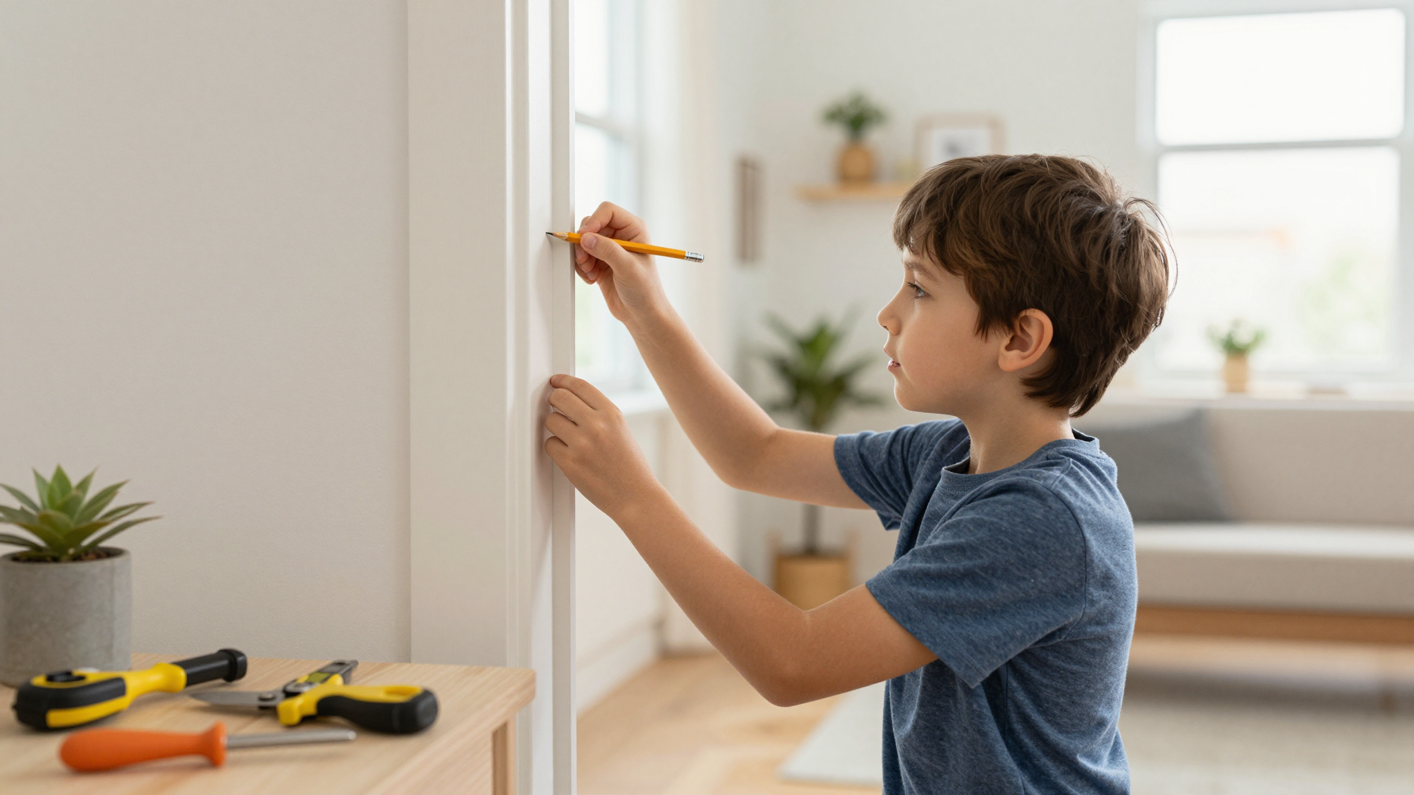 How to Make a Stylish (and Useful) Growth Chart for Your Kids) - Making a Growth Chart: Track Your Kids' Heights in Style