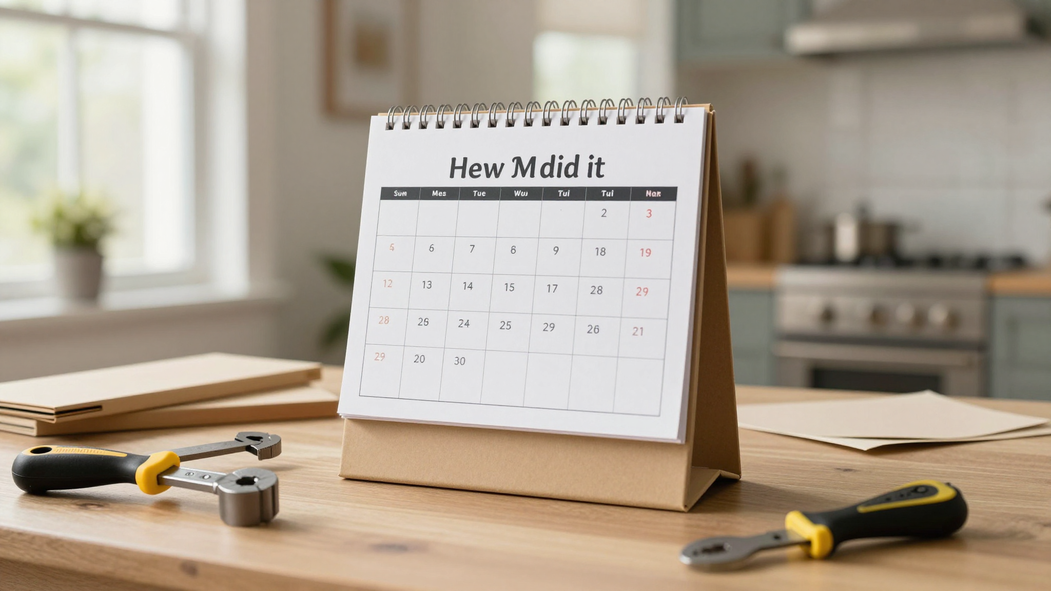 How to Build Your Own Giant Family Calendar - DIY Giant Family Calendar: Plan Together, Stay Together