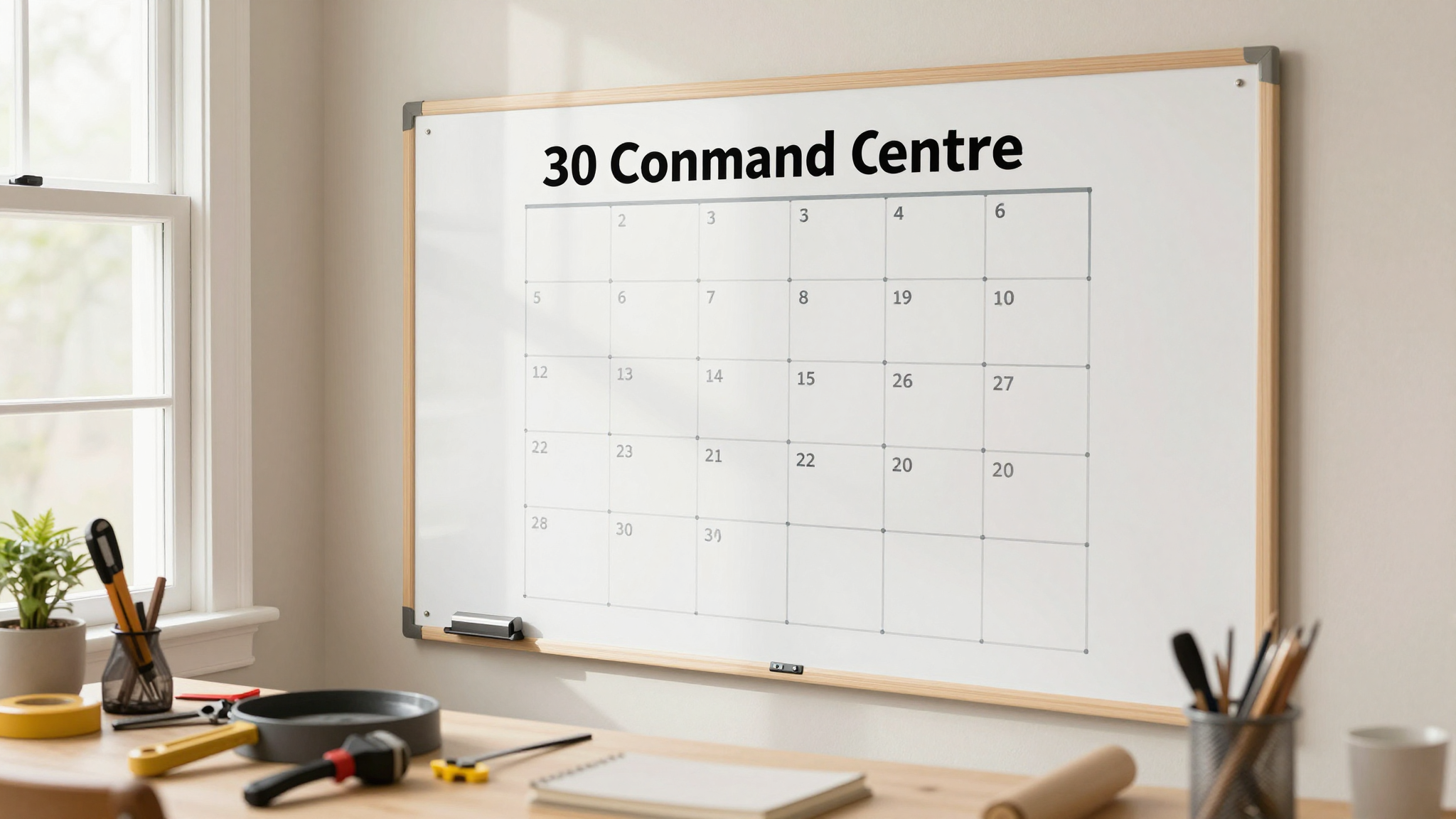 What You'll Actually Need (No Fancy Tools Required) - DIY Family Command Center: Keep Everyone Organized