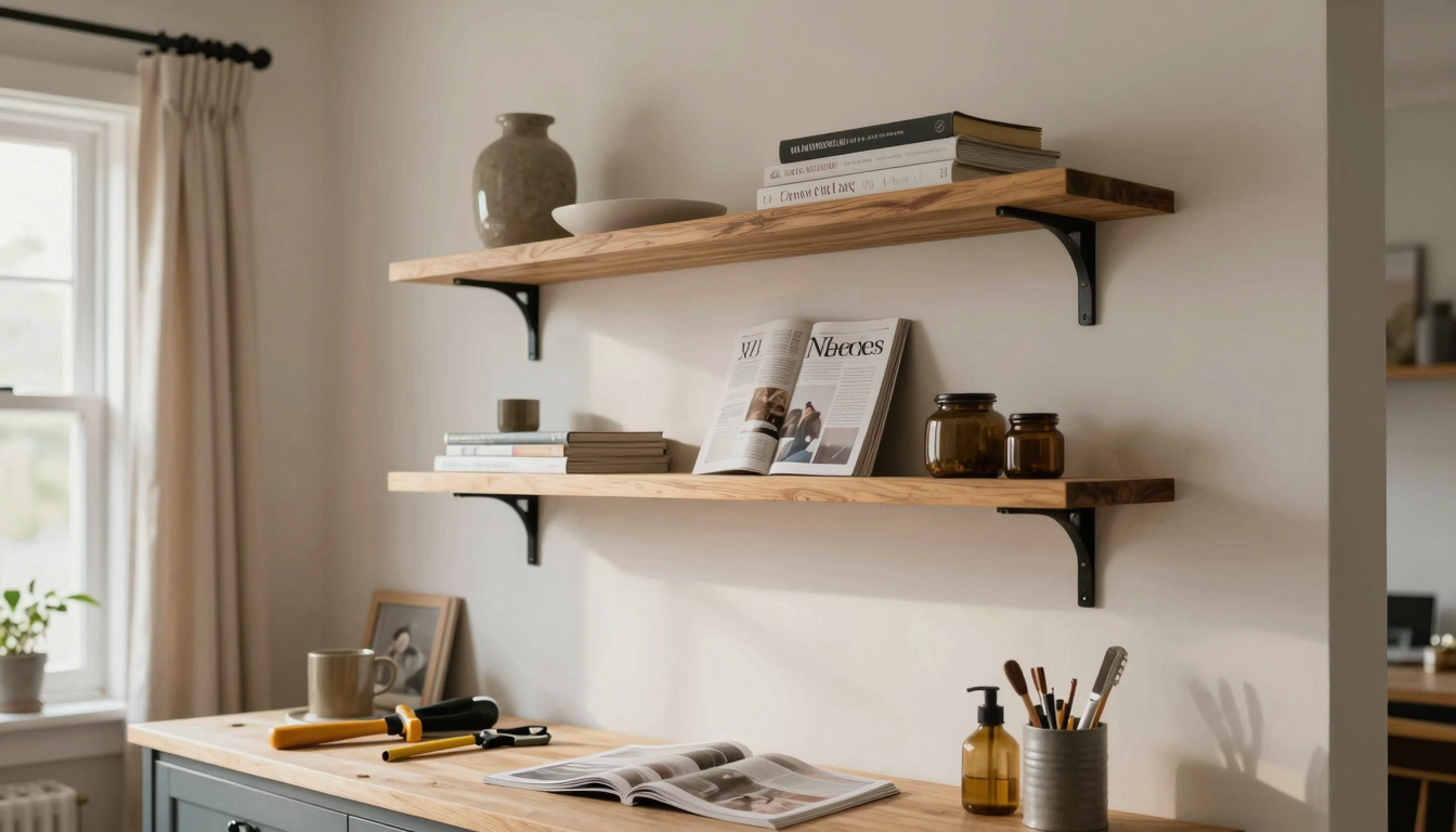 Floating Shelves: How I Installed Them (And Why They’re Worth the Effort) - Installing Floating Shelves: A Modern Look Withou
