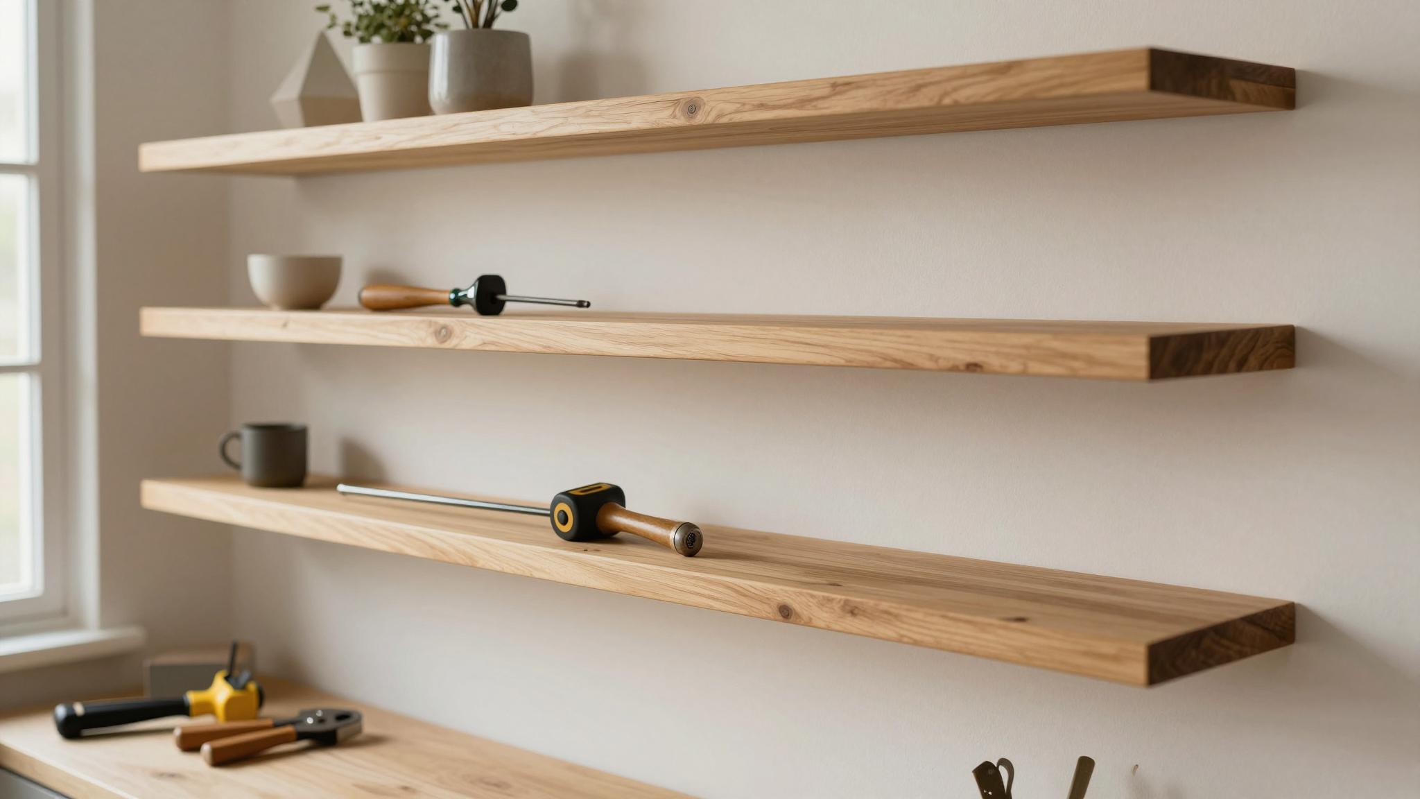 Picking the Right Shelves (And Wood) for Your Space - Installing Floating Shelves: A Modern Look Without the Brackets