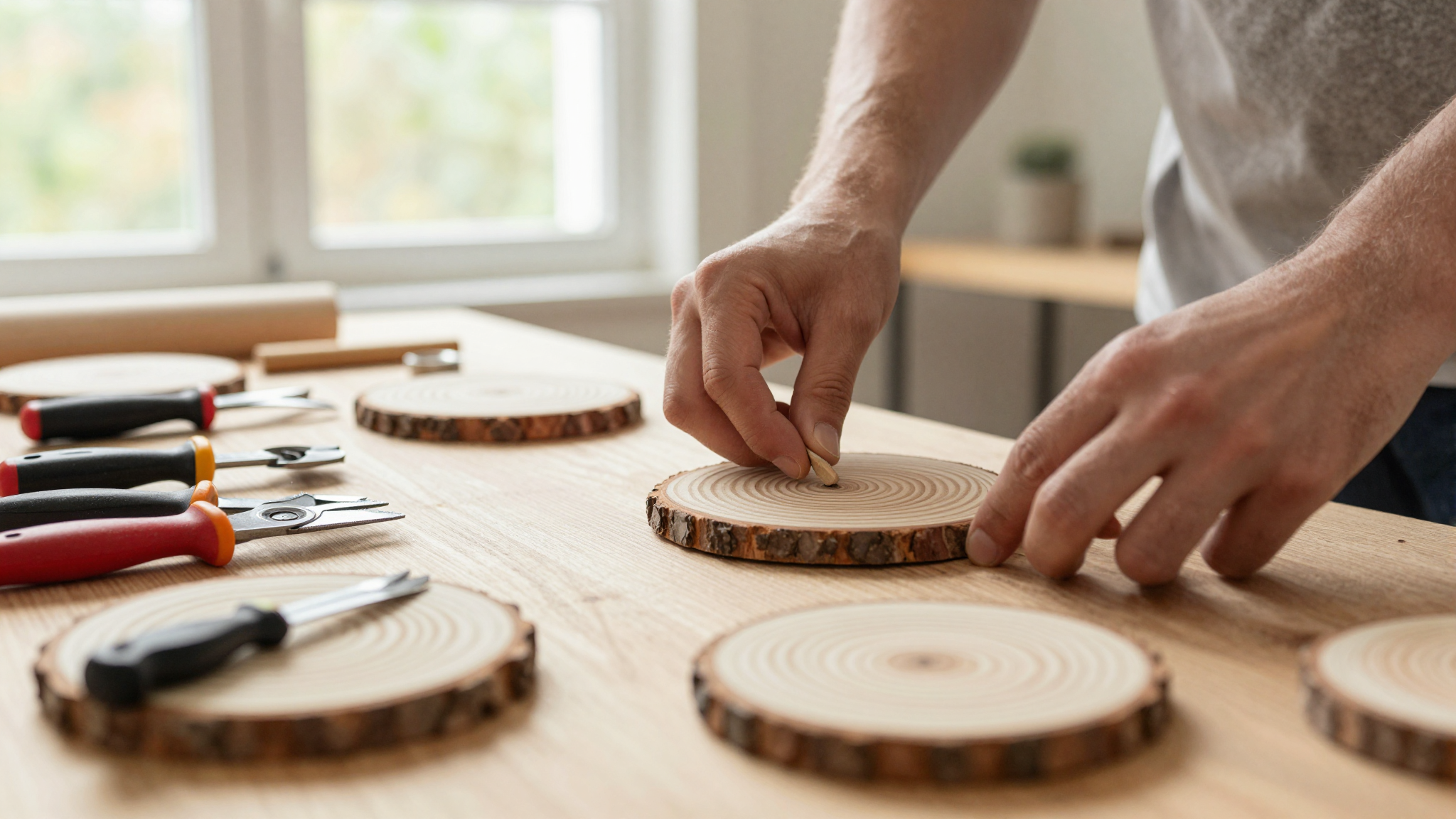 My Step-by-Step Guide to Wood Slice Projects - Wood Slice Coasters and Decor: Natural Rustic Charm