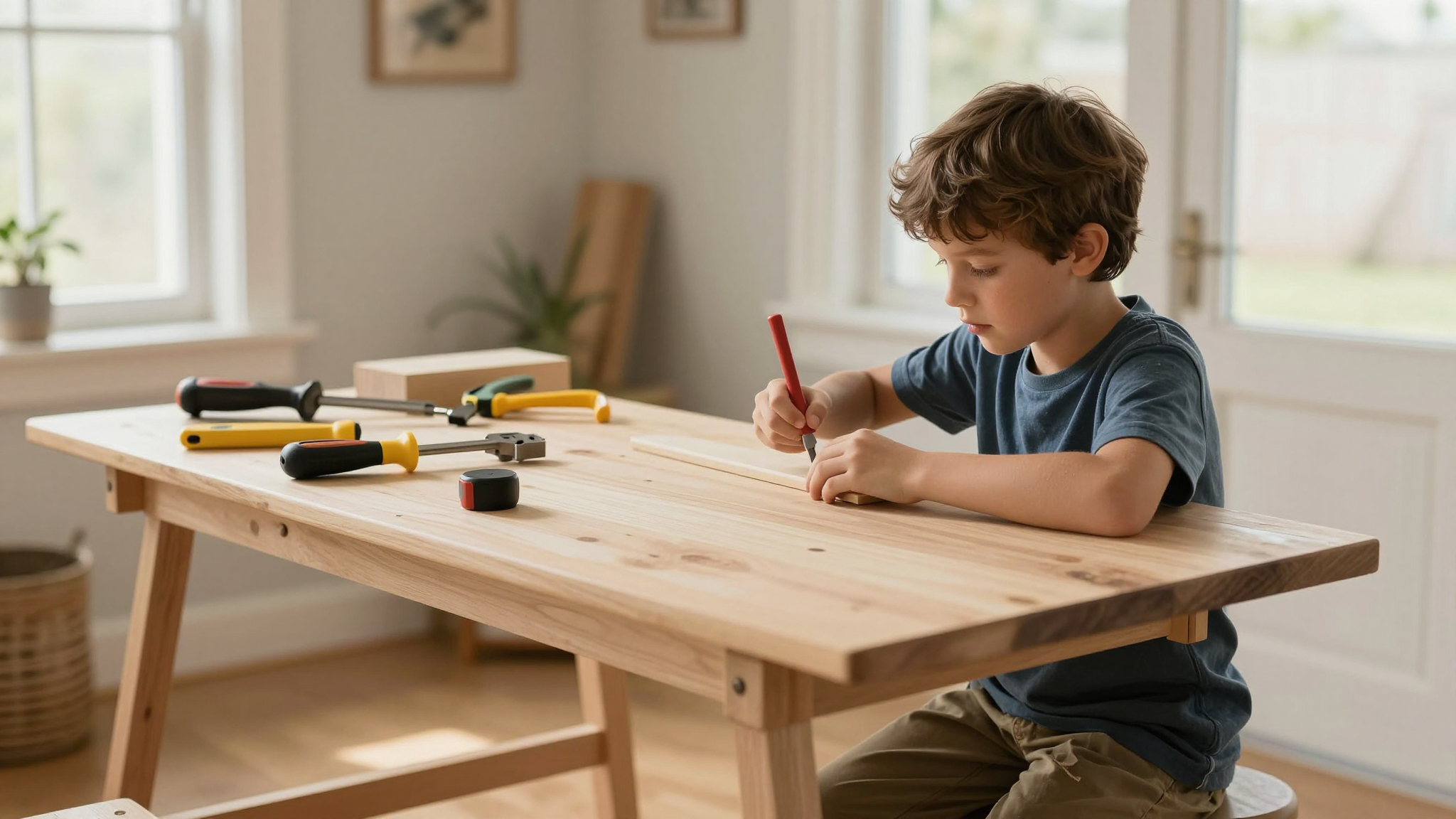 Making It Grow With Your Child - Building a Kids' Workbench: Let Them Help with Projects