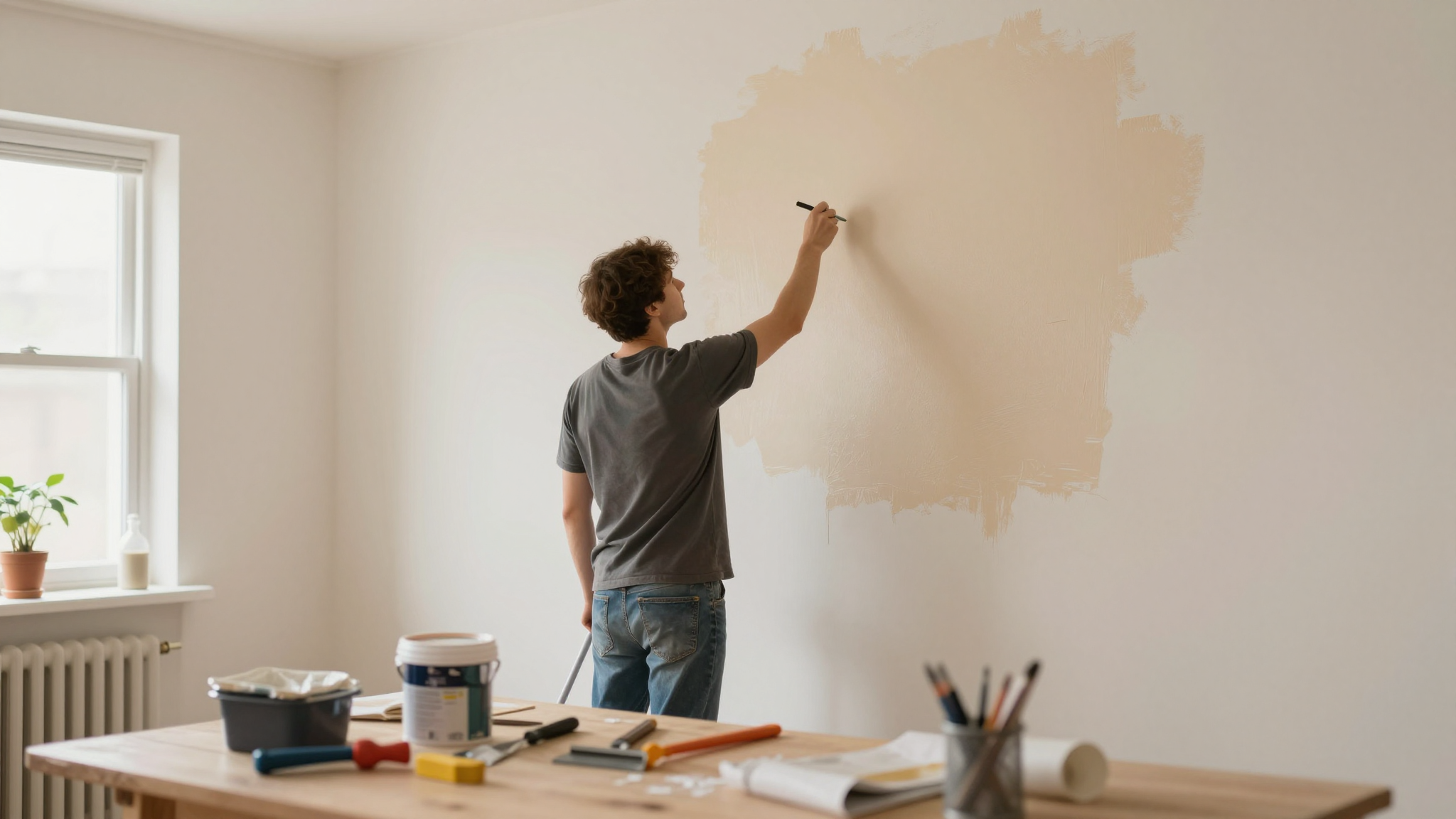 Final Touches (The Little Details That Make All the Difference) - Creating Geometric Accent Walls with Painter's Tape