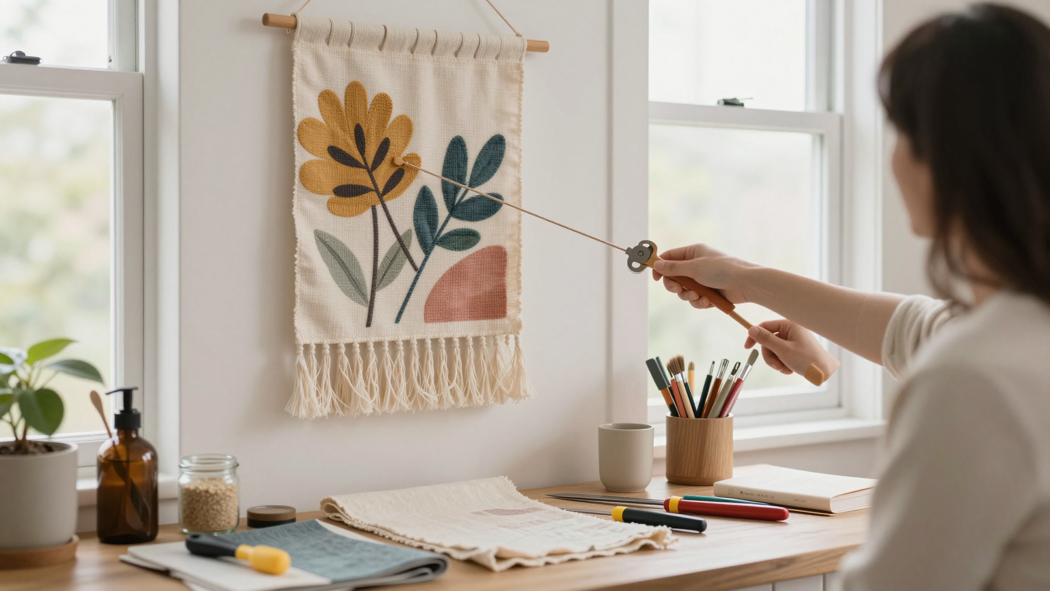 How to Make Fabric Wall Art: My Step-by-Step Process - Creating Fabric Wall Art: Use Leftover Material Beautifully
