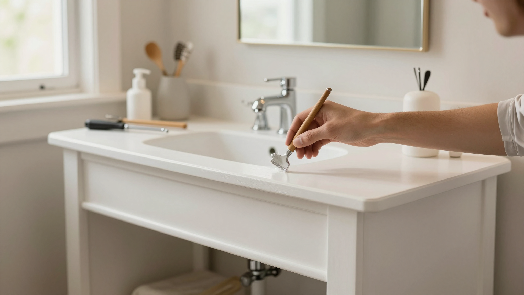 Step 3: The Finishing Touches (Where the Magic Happens) - Replacing a Bathroom Vanity: A Weekend Upgrade