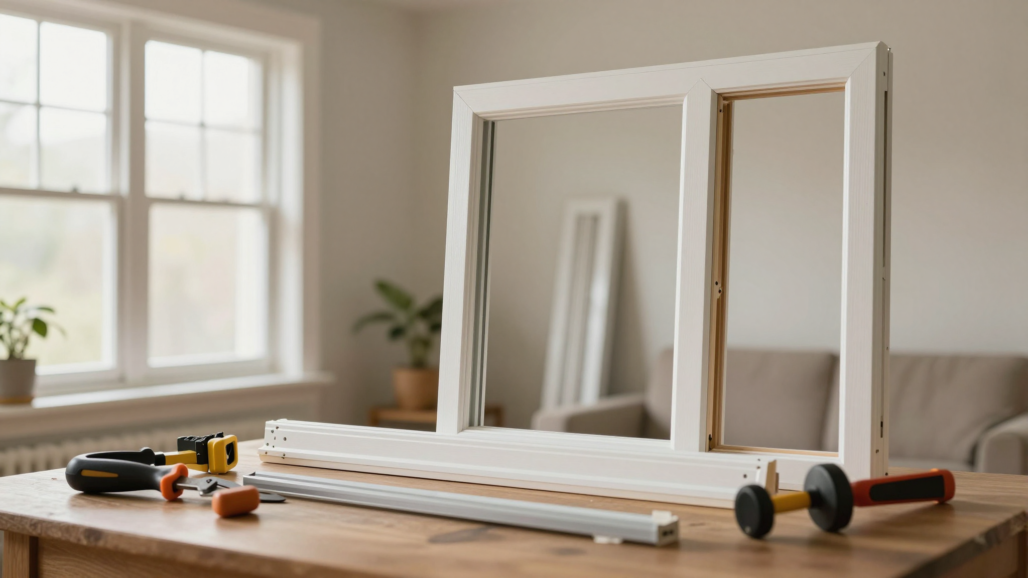 How I Gave Our Boring Windows a Farmhouse Makeover (For Under $50) - Upgrading Window Trim: From Basic to Beautiful