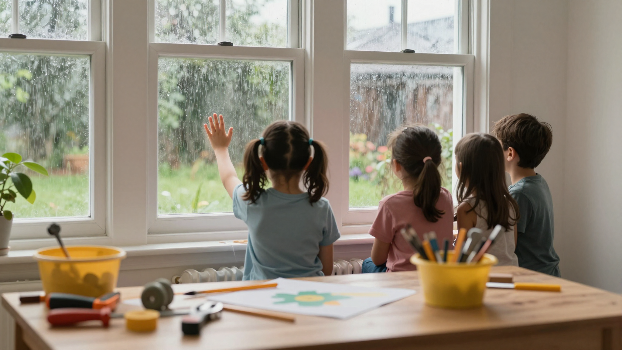 10 Fun Rainy Day Craft Projects That Actually Bring Us Closer - Crafting Together: 10 Fun Projects for Rainy Days