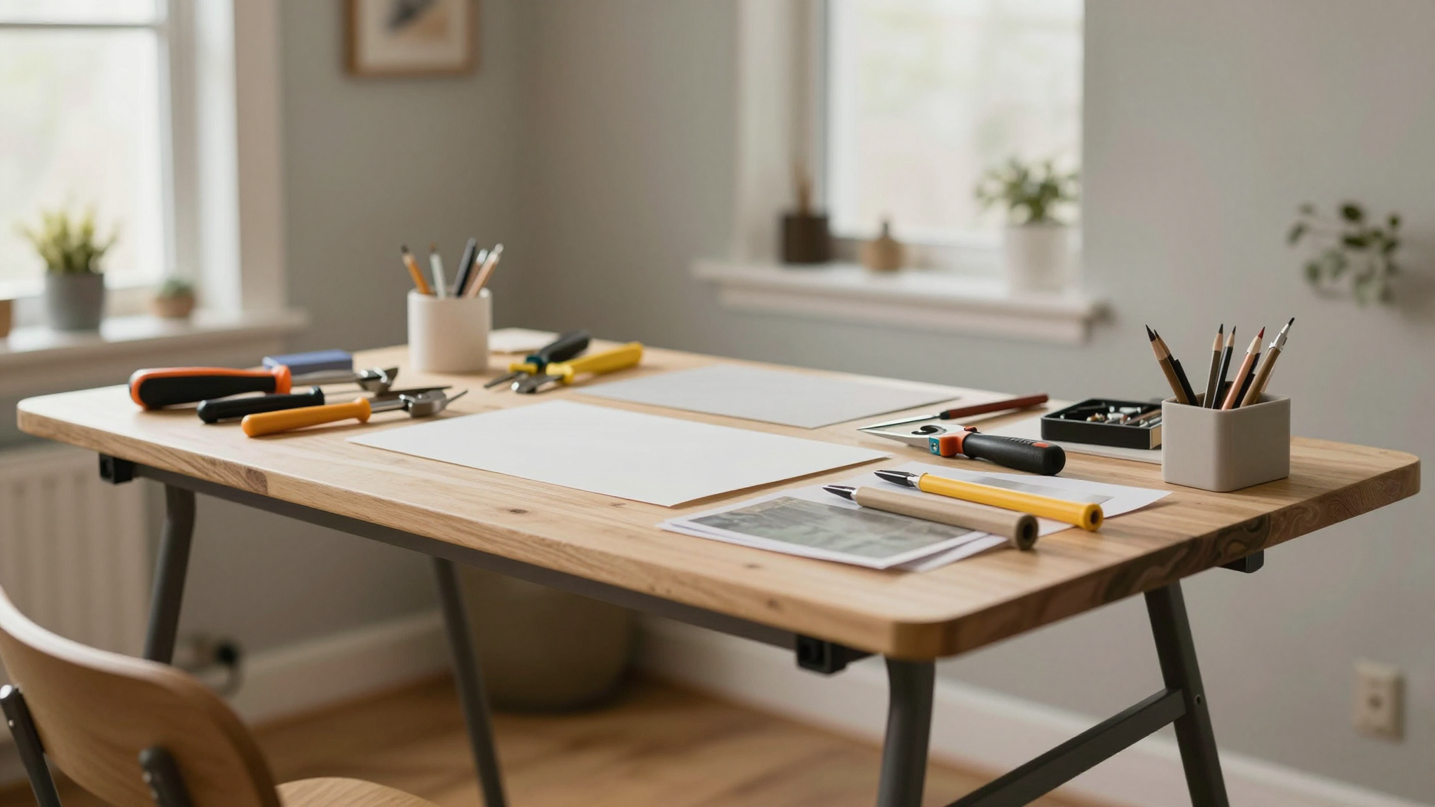 Setting Up a Workspace That Actually Gets Used - Creating Custom Artwork with Everyday Materials