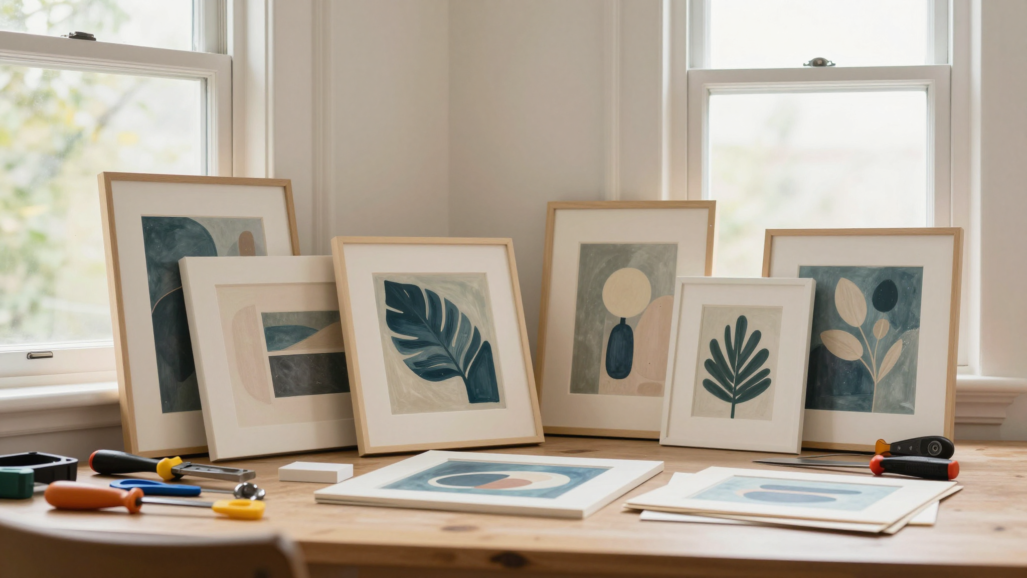 Displaying Your Art Like a Pro (Even If It's Not Perfect) - Creating Custom Artwork with Everyday Materials